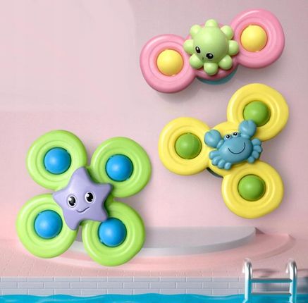 Galopi Fidget Spinner Z Przyssawką Sensoryczna Zabawka Do Kąpieli Zwierzęta Oc 236 - zdjęcie 5