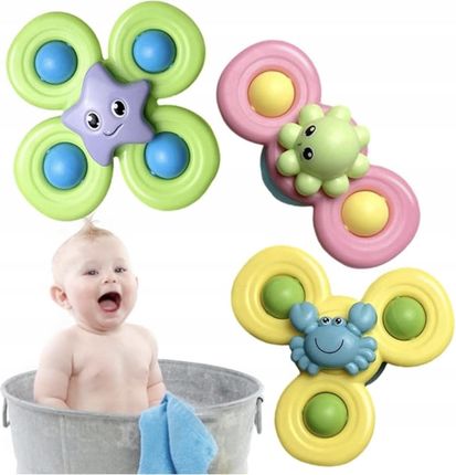 Galopi Fidget Spinner Z Przyssawką Sensoryczna Zabawka Do Kąpieli Zwierzęta Oc 236 - zdjęcie 3