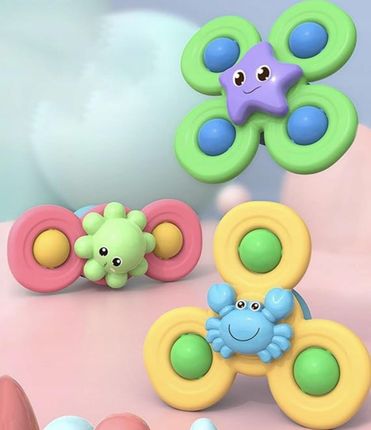 Galopi Fidget Spinner Z Przyssawką Sensoryczna Zabawka Do Kąpieli Zwierzęta Oc 236 - zdjęcie 4