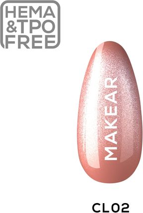 Makear Lakier Hybrydowy Cl02 Tokio Lights 8Ml - zdjęcie 6