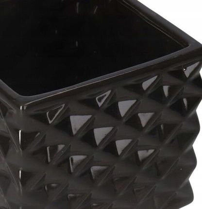 Polnix Doniczka Osłonka Ceramiczna Czarna Doniczki Osłonki - zdjęcie 2