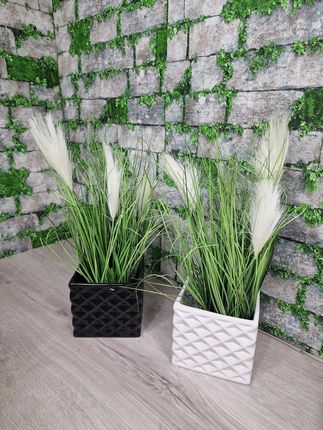 Polnix Doniczka Osłonka Ceramiczna Czarna Doniczki Osłonki - zdjęcie 3