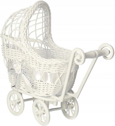 Deko Doniczka Osłonka Wózek Ozdoba Chrzest Urodziny 24cm - zdjęcie 2