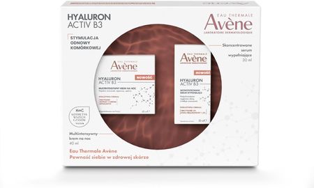 Avene Hyaluron Activ B3 Zestaw Multiintensywny Krem Na Noc 40ml + Skoncentrowane Serum Wypełniające 30ml - zdjęcie 2