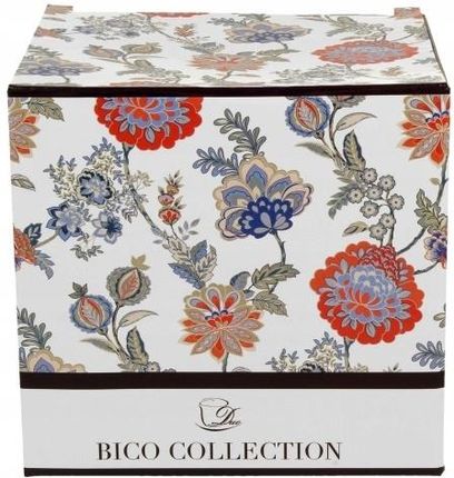 Duo Kubek Sahat White Porcelana New Bone China Kwiaty 650Ml - zdjęcie 2