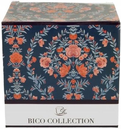 Duo Kubek Manu Blue Porcelana New Bone China Kwiaty 650Ml - zdjęcie 3