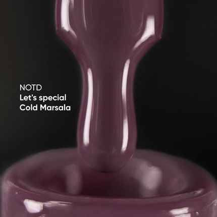Lakiery Nailsoftheday Let'S Special Cold Marsala Lakier Hybrydowy 10ml - zdjęcie 3