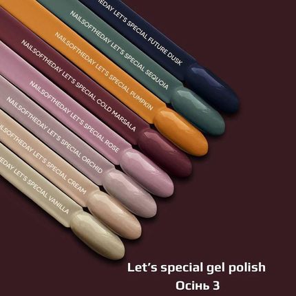 Lakiery Nailsoftheday Let'S Special Cold Marsala Lakier Hybrydowy 10ml - zdjęcie 2