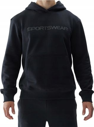 Bluza z kapturem męska 4F 4FWAW24TSWSM1259-20S czarna - zdjęcie 3