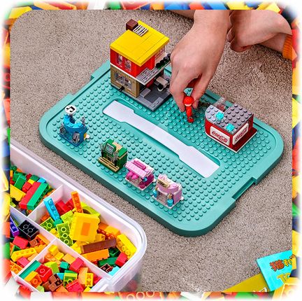 Pojemnik Na Klocki Lego 3-Piętrowy Warstwowy Organizer Z Przegródkami 18L - zdjęcie 5