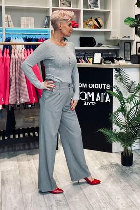 Spodnie Damskie Model 09 Grey - Cabba - zdjęcie 2