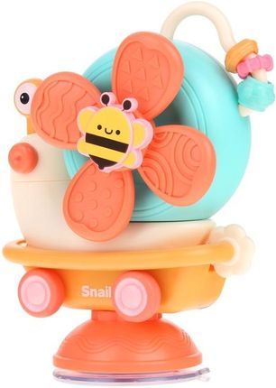 Ślimak Sensoryczny Jeżdżący 4w1 Spinner z Przyssawką dla Dzieci - zdjęcie 3