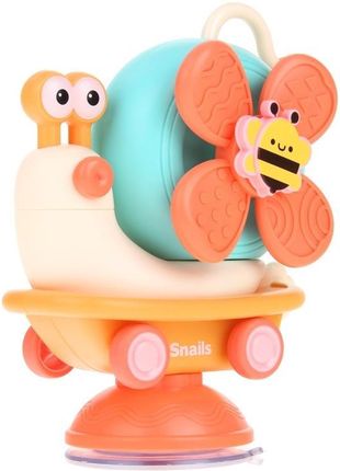 Ślimak Sensoryczny Jeżdżący 4w1 Spinner z Przyssawką dla Dzieci - zdjęcie 2