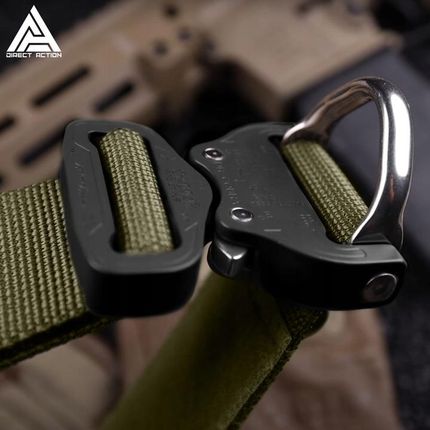 PAS TAKTYCZNY + WENĘTRZNY DIRECT ACTION WARHAWK MOLLE RANGER GREEN - XL - zdjęcie 4