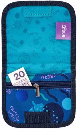 PORTFEL PORTFELIK SZKOLNY DZIECIĘCY STICH STITCH DLA DZIEWCZYNKI - zdjęcie 4