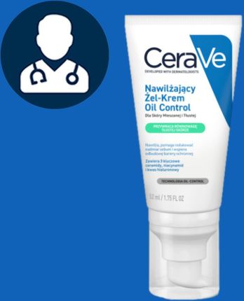 CeraVe Nawilżający Żel-Krem Oil Control Żel Przeciw Niedoskonałościom - zdjęcie 2