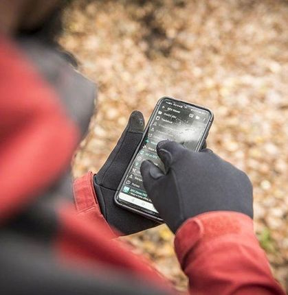 RĘKAWICZKI TRACKER ZIMOWE RĘKAWICE OCIEPLANE OUTBACK GLOVES OLIVE GREEN L - zdjęcie 3