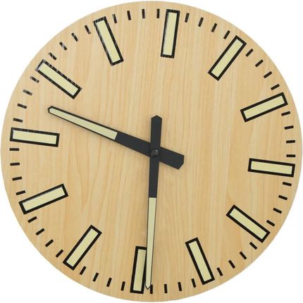 VidaXL Zegar Ścienny Ze Świecącymi Wskazówkami I Cyframi 30Cm (4008403) - zdjęcie 2