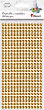 Zdjęcie Kryształki samoprzylepne okrągłe 5mm 364szt złote - Kostrzyn