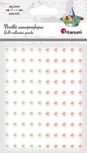 Zdjęcie Perełki samoprzylepne 5mm 100szt białe bladoróżowe - Tuchola