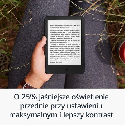 Kindle (11. generacji) — wersja 2024 r. 16GB Czarny Kindle gen. 11 - Czytnik ebooków 6