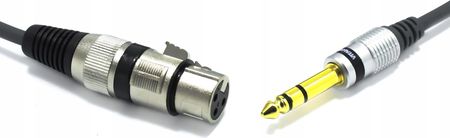 Kabel Xlr Żeński Jack 6.3 Trs 15m Vitalco Mikrofonowy Stereo Symetryczny - zdjęcie 4