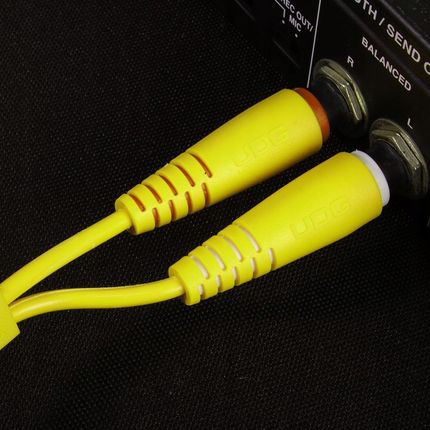 Udg Ultimate Audio Cable Set 1/4'' Jack 1/4'' Jack Yellow Straight 1,5m - zdjęcie 3