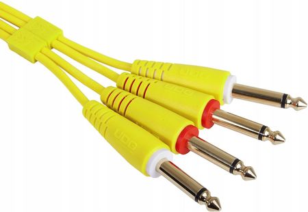Udg Ultimate Audio Cable Set 1/4'' Jack 1/4'' Jack Yellow Straight 1,5m - zdjęcie 4
