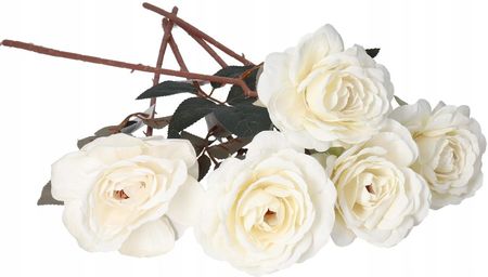 Deko SZTUCZNE KWIATY ROŚLINY RÓŻA POJEDYNCZA 49CM RÓŻE (604325) - zdjęcie 2