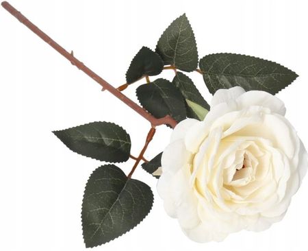Deko SZTUCZNE KWIATY ROŚLINY RÓŻA POJEDYNCZA 49CM RÓŻE (604325) - zdjęcie 4