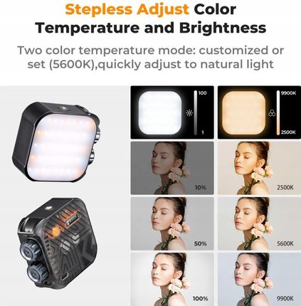 K&F Concept Lampa Led 2500–9900 K (KF34035) - zdjęcie 6