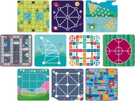 Woopie Zestaw Gier Planszowych Logicznych 10w1 - zdjęcie 5