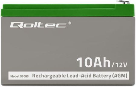 Qoltec Akumulator Agm 12V 10Ah Bezobsługowy Do Ups (53085) - zdjęcie 2