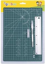 Zdjęcie Gimboo Mata Do Cięcia A4 + Linijka Aluminiowa 20Cm Nożyk - Mieroszów