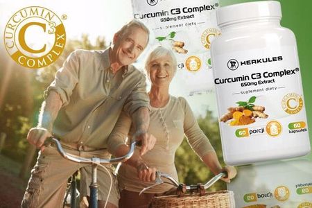 Herkules Curcumin C3 Complex 650Mg Extract 60Kaps - zdjęcie 6