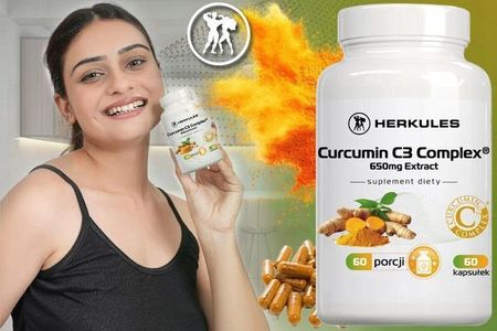 Herkules Curcumin C3 Complex 650Mg Extract 60Kaps - zdjęcie 5