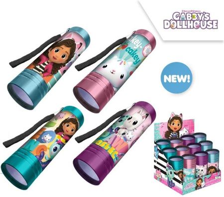 Latarka LED KOCI DOMEK GABI 9cm dla dzieci 1szt. - zdjęcie 2