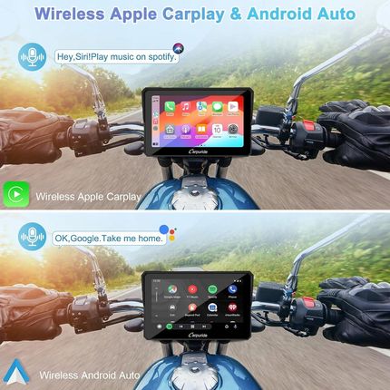 Radio motocyklowe Carpuride W702 dla każdej marki Carplay do motocykla quad - zdjęcie 3