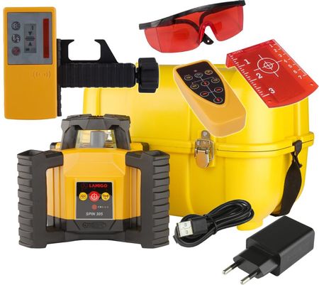 Lamigo Spin 305 Niwelator Laserowy ZESTAW - zdjęcie 5