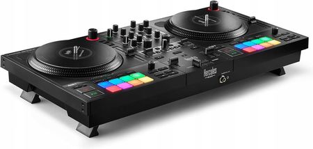 Hercules DJ Control Inpulse T7 2-pokładowy kontroler DJ w kolorze czarnym - zdjęcie 5