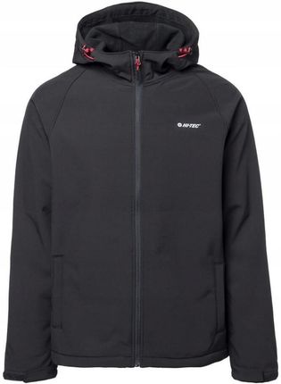 Kurtka męska Hi-Tec Męska kurtka przejściowa softshell z kapturem membrana 8000mm Neti II rozmiar XL - zdjęcie 2