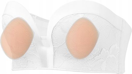Modelujące wkładki do biustonosza Push-Up silikon - zdjęcie 2