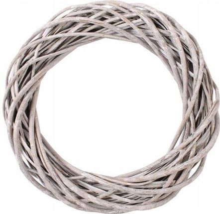 Deko Wianek Wiklinowy Szary 25Cm Wiklina Gruby - zdjęcie 2