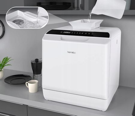 Zmywarka mini do naczyń WOLNOSTOJĄCA NABLATOWA Hermitlux DW04 5L - zdjęcie 3