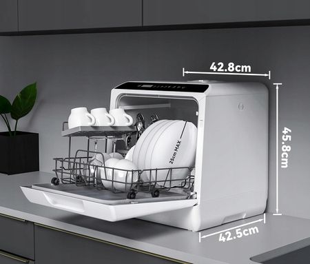 Zmywarka mini do naczyń WOLNOSTOJĄCA NABLATOWA Hermitlux DW04 5L - zdjęcie 4