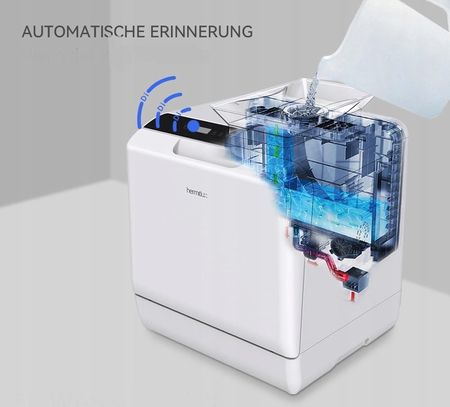 Zmywarka mini do naczyń WOLNOSTOJĄCA NABLATOWA Hermitlux DW04 5L - zdjęcie 2