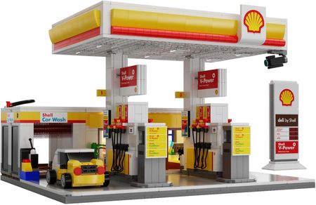 Cada Klocki Konstrukcyjne Budynek Stacja Paliw Shell 1309El. C66026W - zdjęcie 3