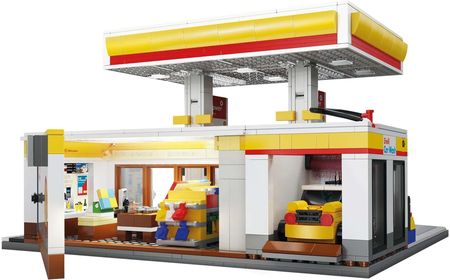 Cada Klocki Konstrukcyjne Budynek Stacja Paliw Shell 1309El. C66026W - zdjęcie 4