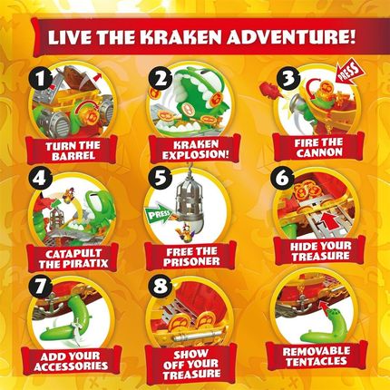Magicbox Piratix Kraken Ship Statek Piracki, Zestaw - zdjęcie 2
