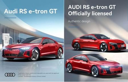 Cada Zdalnie sterowany pojazd Audi RS e-tron GT 1:14 E727-003 czerwone - zdjęcie 2